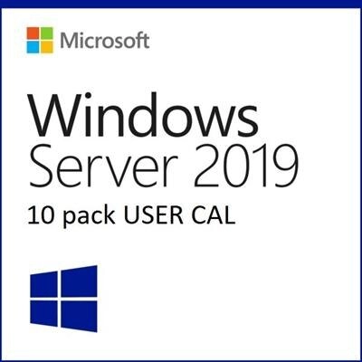 Dell Microsoft Windows Server 2019/2016 10-pack User Client Access License (CAL) (STD or DC) (Customer Kit) photo 1