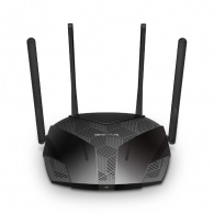 Wireless Router MERCUSYS MR80X / AX3000 Dual Band / Wi-Fi6 / Gigabit / 1WAN+3LAN / 4 external antennas 