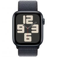 Smart watch Apple Watch SE 2024 GPS 44mm Midnight Aluminium Case with Ink Sport Loop (MXEP3QI/A) thumbnav 2