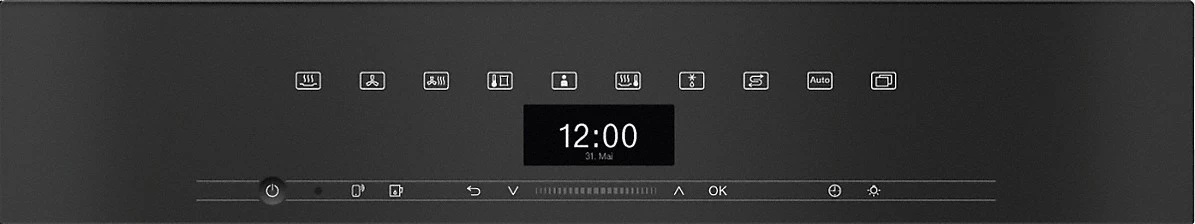 Встраиваемый шкаф с пароваркой Miele DGC7460XXLCLST / 68 л. / A+ / Черный photo 2