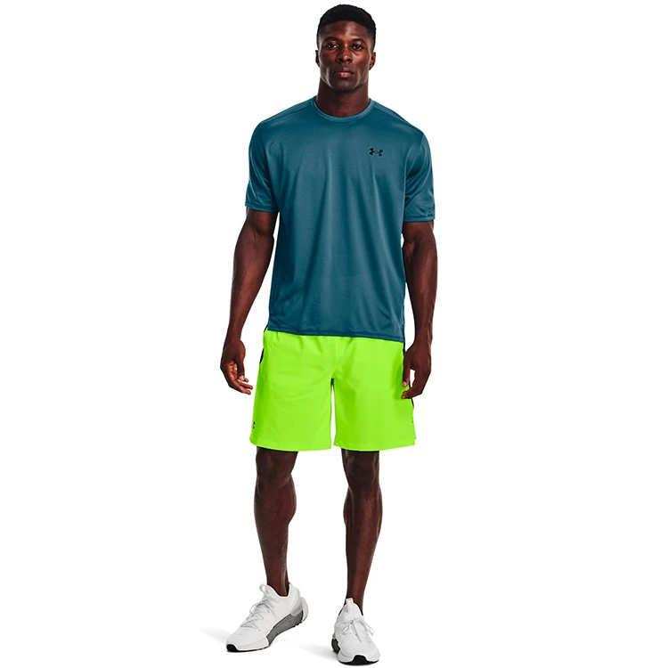 Sorti de bărbați Under Armour UA M TECH VENT SHORT S Verde photo 4