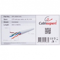 Cable UTP Gembird UPC-5004E-SOL, Solid Gray cable, AWG24 solid CCA, cat. 5E, 305m thumbnav 1
