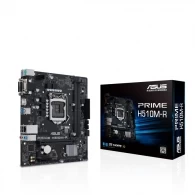 ASUS PRIME H510M-R-SI, Socket 1200, Intel® H510 (11/10th Gen CPU), Dual 2xDDR4-3200, VGA, DVI, HDMI, CPU Intel graphics, 1xPCIe x16 4.0, 4xSATA3, 1xPCIex1, ALC887 HDA, 1xGbE LAN, 4xUSB3.2, 5X Pro III, mATX 