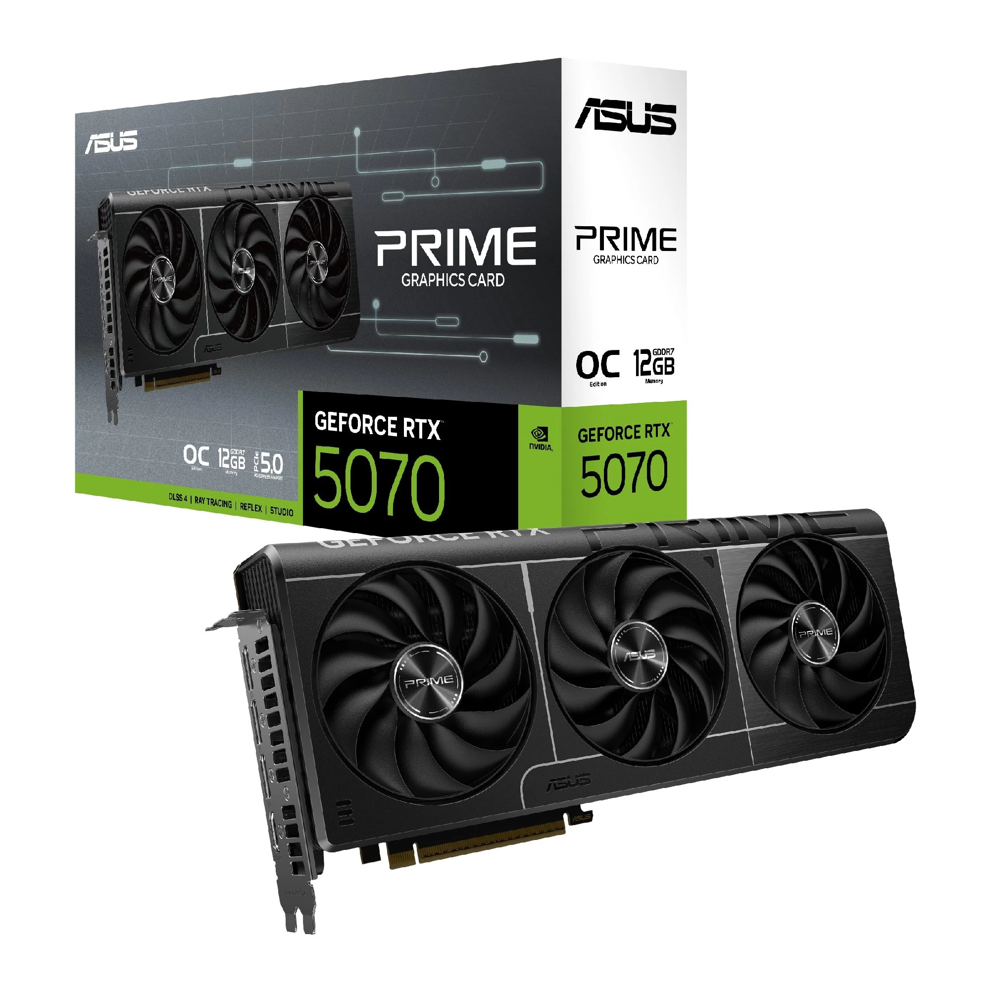 Placa video ASUS PRIME GeForce RTX 5070 OC Edition / 12GB / GDDR7 / 192bit photo 1