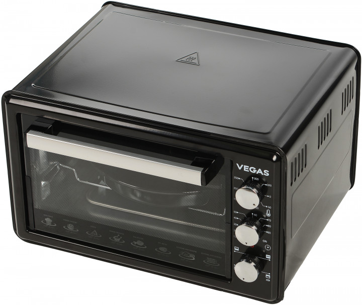 Cuptor electric Vegas VEO-7436B, 36 l, 1500 W, Negru photo 2