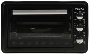 Электрическая печь Vegas VEO-7436B, 36 л, 1500 Вт, Черный 