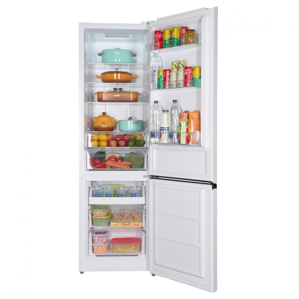 Frigider cu doua usi Heinner HCNF-HM326E++ / 326 l / 201 cm / E / Alb photo 3