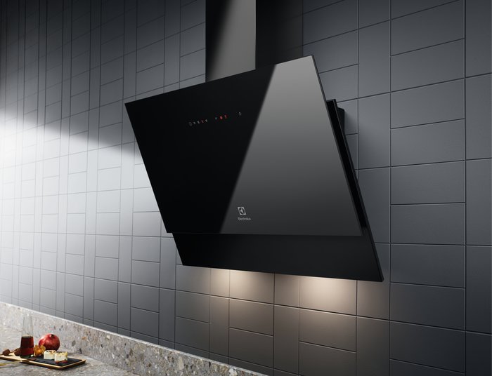 Hota Electrolux LFV616K / Inclinata / Pina la 18 m.p / Negru photo 3
