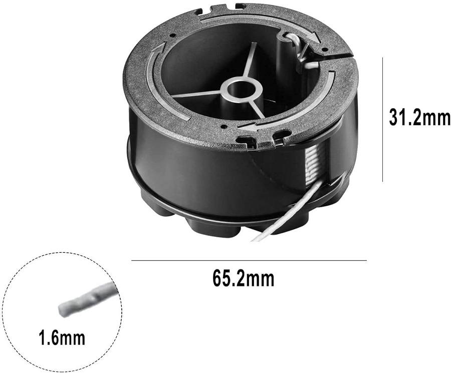 Шпуля для триммера Bosch 1600A0156W photo 1 Шпуля для триммера Bosch 1600A0156W photo 1