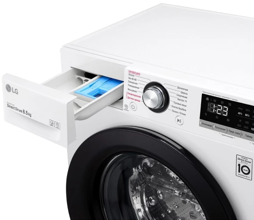Стиральная машина LG F2V3GS6W 8.5 кг / 1200 об/мин / A / Белый photo 9