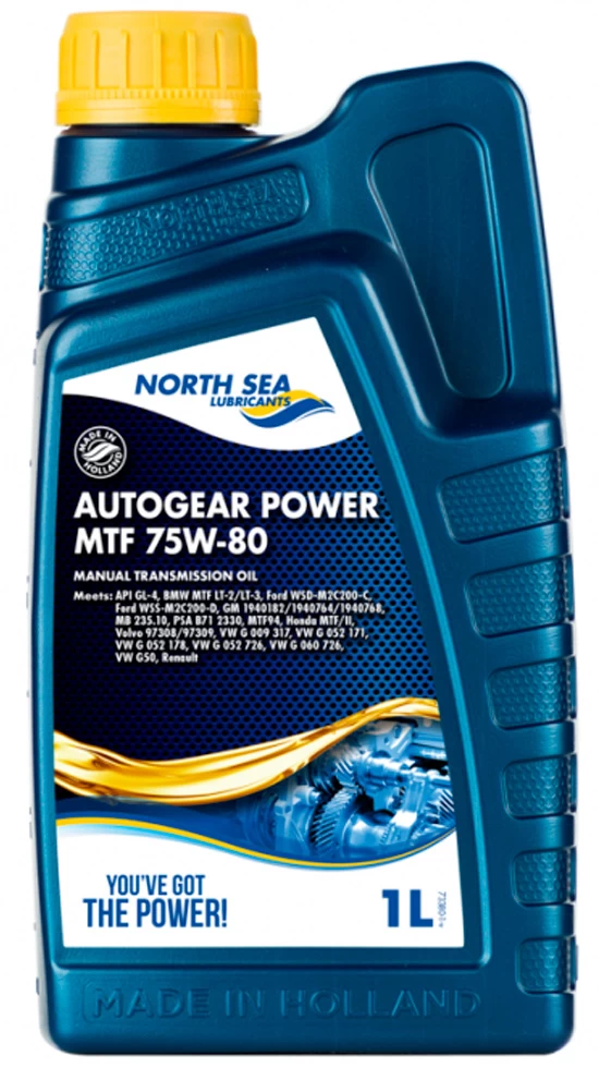 Трансмисионная жидкость North Sea AUTOGEAR POWER MTF 75W-80 photo 1