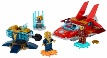 Constructor Lego Super Heroes Iron Man vs. Thanos 76170 de la 5+ ani photo 2