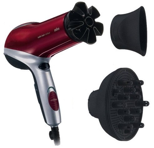 Фен Braun HD770 2000W Красный photo 2