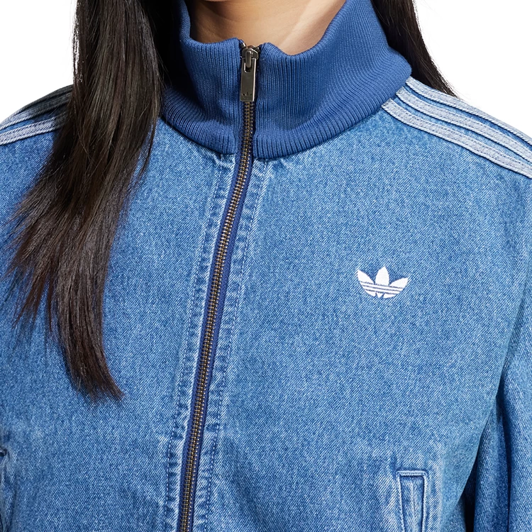 Jacheta Adidas DENIM TT L Albastru Femei photo 2