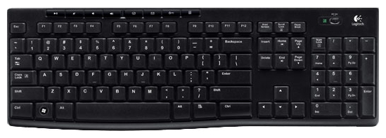 Tastatura fara fir Logitech K270 Wireless Black / Membrana photo 1 Tastatura fara fir Logitech K270 Wireless Black / Membrana photo 1