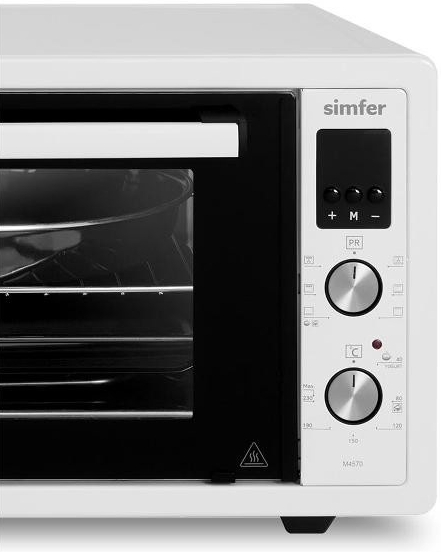 Cuptor electric Simfer M4570, 45 l, 1400 W, Alb photo 3