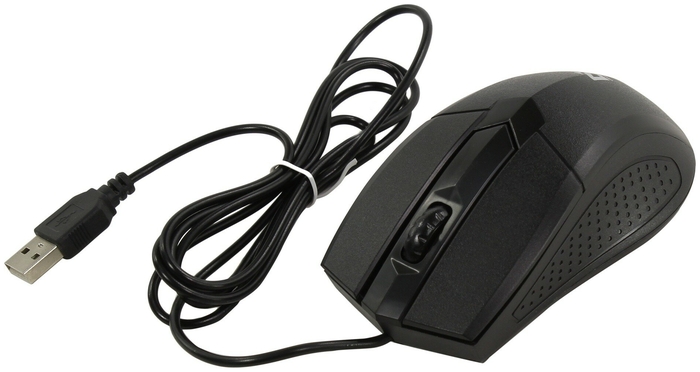 Проводная мышь Defender MB27052270 Черный / Оптическая / Черный photo 2