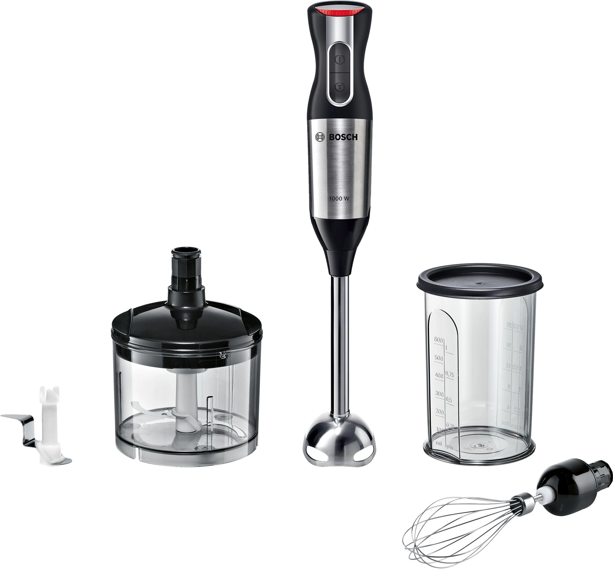 Blender Bosch MS64M6170, 6 ml, 1000 W, 12 trepte viteza, Negru photo 1