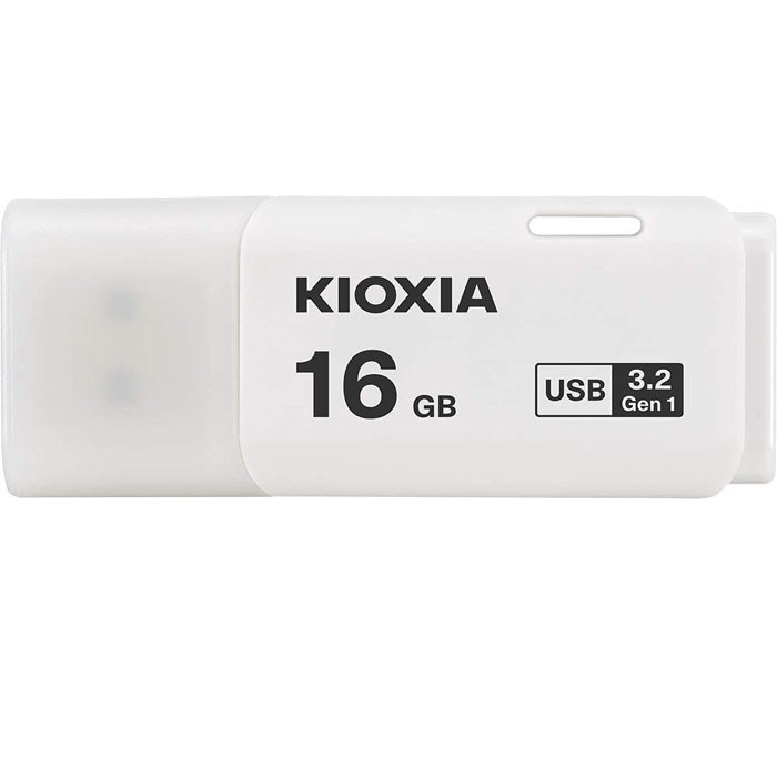 16GB USB3.2 Kioxia (Toshiba) TransMemory U301 White, Plastic, Small design (Read 70 MByte/s, Write 20 MByte/s) photo 1
