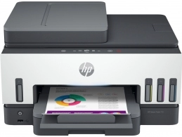 MFD CISS HP Smart Tank 790 A4, ADF35p, Duplex, Fax, White/Grey, up to 15/23ppm black 9/22ppm color, up to 4800x1200 dpi, Scan 1200x1200, Up to 3k p/m, 800Mhz, 128 Mb, 2" LCD, 60–250 g/m, 250p, Ethernet, 2.4/5GHz dual band Wi-Fi, Wi-Fi Direct, BLE  (3*GT53 