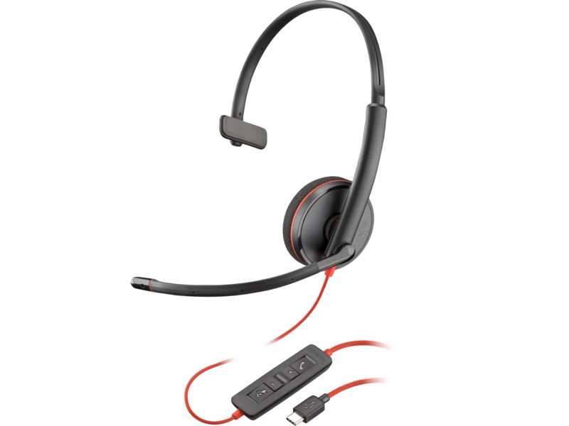 Наушники Poly Blackwire 3210 / USB-C / Black photo 1