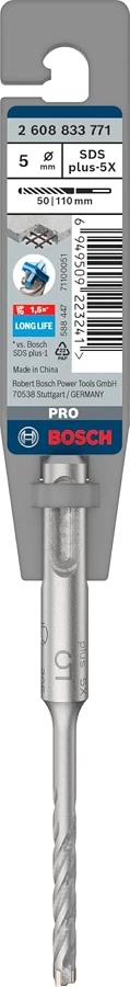 Burghiu Bosch SDS-plus-5X 5x50x110, 2608833771 photo 2