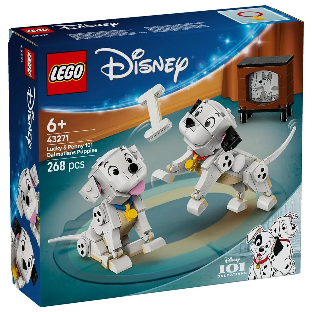 Constructor Lego Disney Lucky &amp; Penny 101 Dalmatians Puppies 43271 de la 6+ ani photo 1