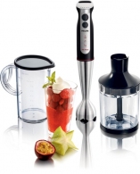 Blender Philips HR 1371, 1000 ml, 700 W, 5 trepte viteza, Negru cu inox thumbnav 1