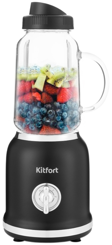Blender Kitfort KT-1377-1, 2 trepte viteza, Negru photo 1