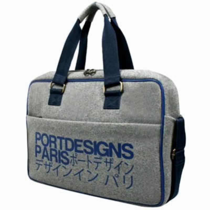 PORT NB bag 15.6" - KOBE TOPLOADING / Fashion Line - Top Loading bag in Flanel, Slim fit Laptop Compartment in neoprene, Ipad/Tablet pocket in Neoprene, Front pocket with zip, trolley strap, Material: high quality flanel, cotton webbing, neoprene photo 1