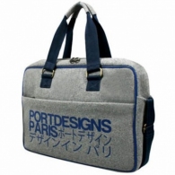PORT NB bag 15.6" - KOBE TOPLOADING / Fashion Line - Top Loading bag in Flanel, Slim fit Laptop Compartment in neoprene, Ipad/Tablet pocket in Neoprene, Front pocket with zip, trolley strap, Material: high quality flanel, cotton webbing, neoprene thumbnav 1