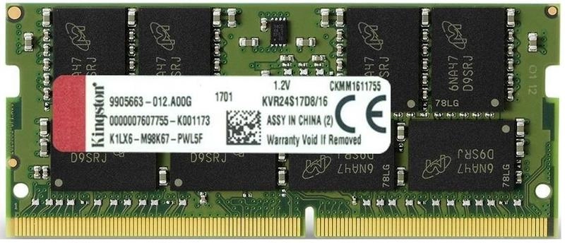 4GB DDR4-2400 SODIMM Kingston ValueRam, PC19200, CL17, 1.2V photo 1