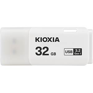 32GB USB3.2 Kioxia (Toshiba) TransMemory U301 White, Plastic, Small design (Read 70 MByte/s, Write 20 MByte/s) photo 1
