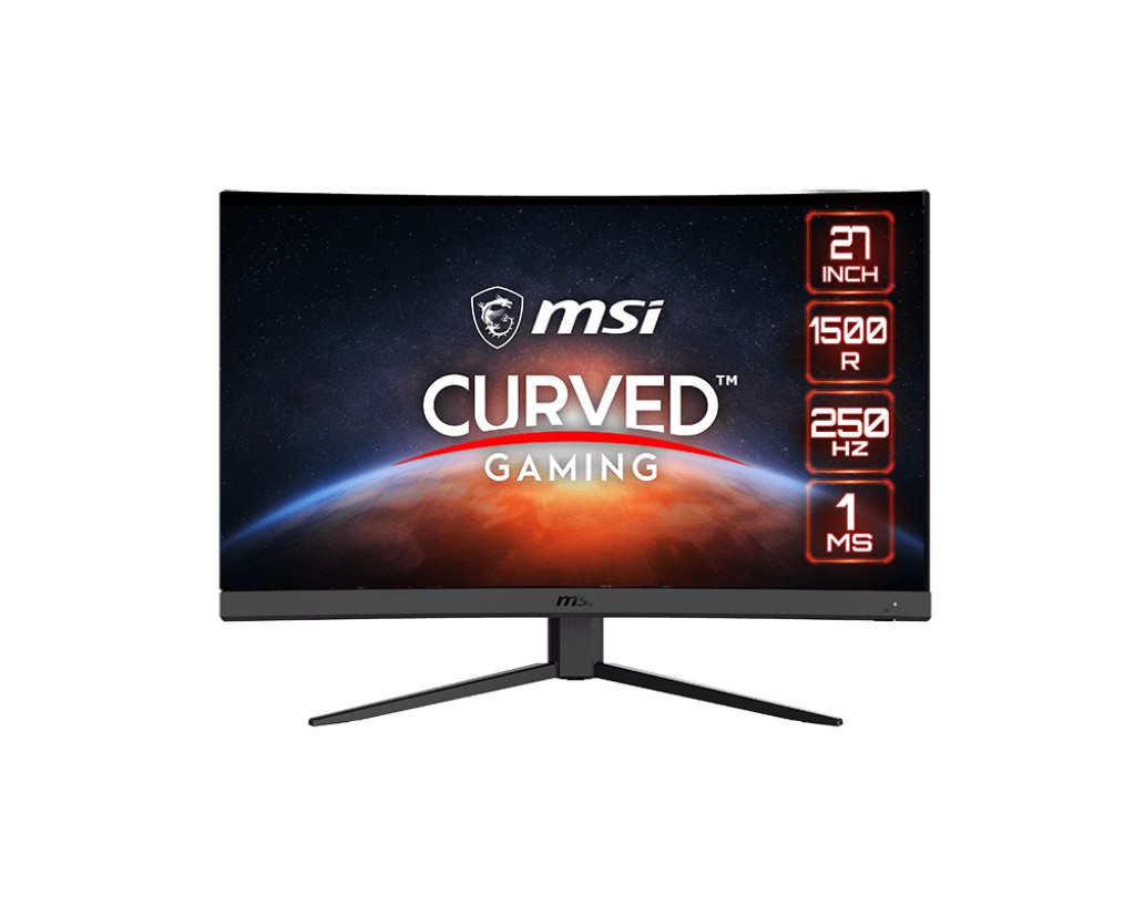 27.0” Monitor Gaming MSI G27C4X/ Curved/ 1ms/ 250Hz/ Black photo 1