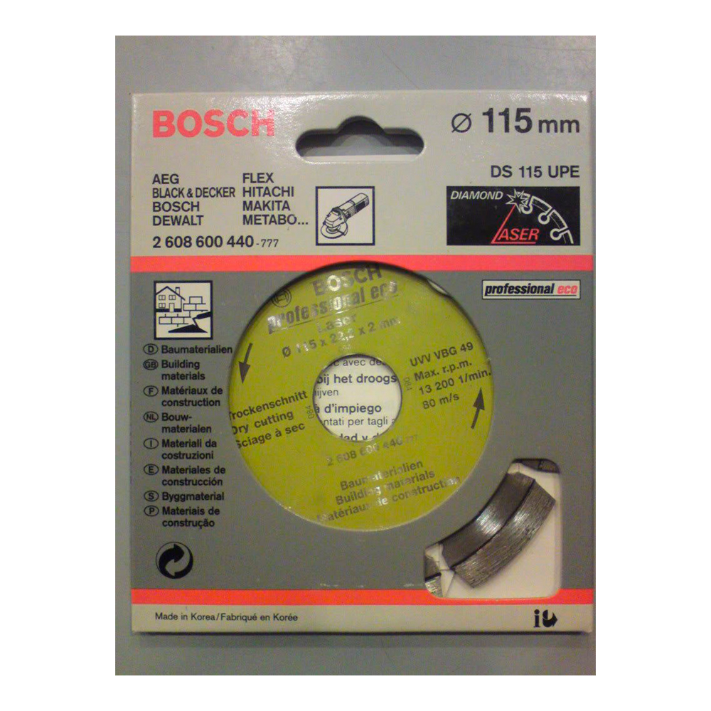 Disc diamant Bosch 2608600440 photo 1 Disc diamant Bosch 2608600440 photo 1
