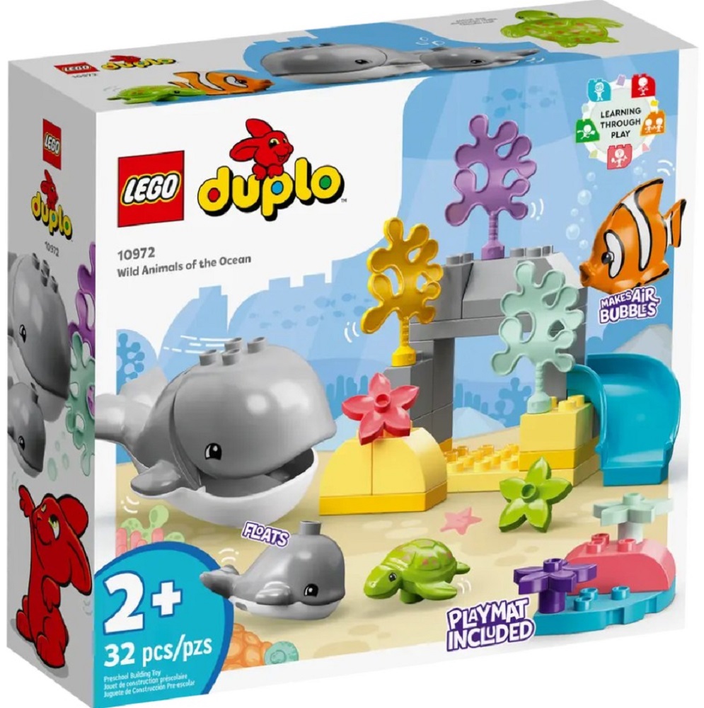 Constructor Lego Duplo Wild Animals of the Ocean 10972  de la 2+ ani photo 1