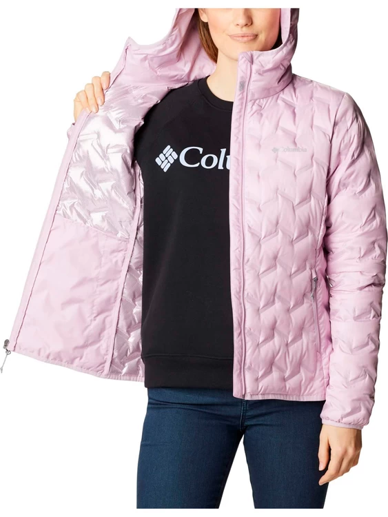 Куртка Columbia Delta Ridge Down Hooded Jacket S Сиреневый Женский photo 4