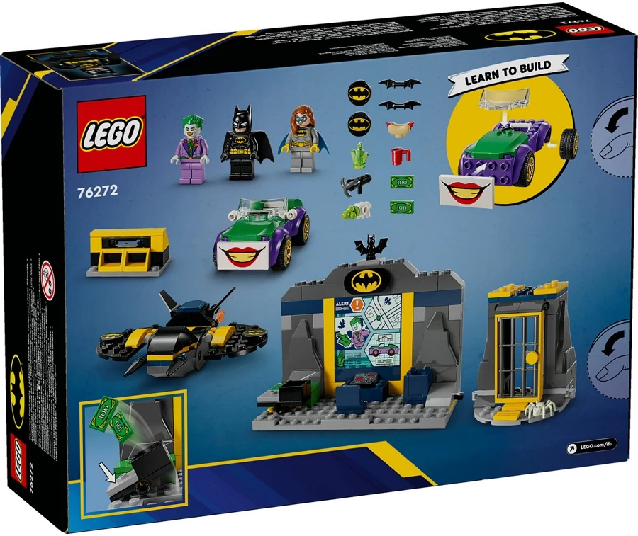 Constructor Lego Batman The Batcave with Batman, Batgirl and The Joker 76272 de la 4+ ani photo 1