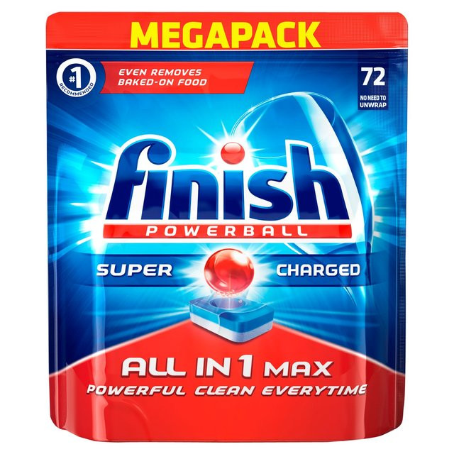 Таблетки для ПММ Finish All in One Max Regular 72 tab photo 1 Таблетки для ПММ Finish All in One Max Regular 72 tab photo 1