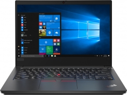 Lenovo ThinkPad E14 14.0" FHD IPS AG 250nits (AMD Ryzen™ 5 4500U, 8GB Soldered DDR4-3200, 256GB SSD M.2 2242 PCIe NVMe, Integrated AMD Radeon Graphics, Intel AX201 11ax + BT5.0, TPM, FPR, Non-Backlit KB, 65W USB-C, Dos, Aluminum Top, Black) thumbnav 1