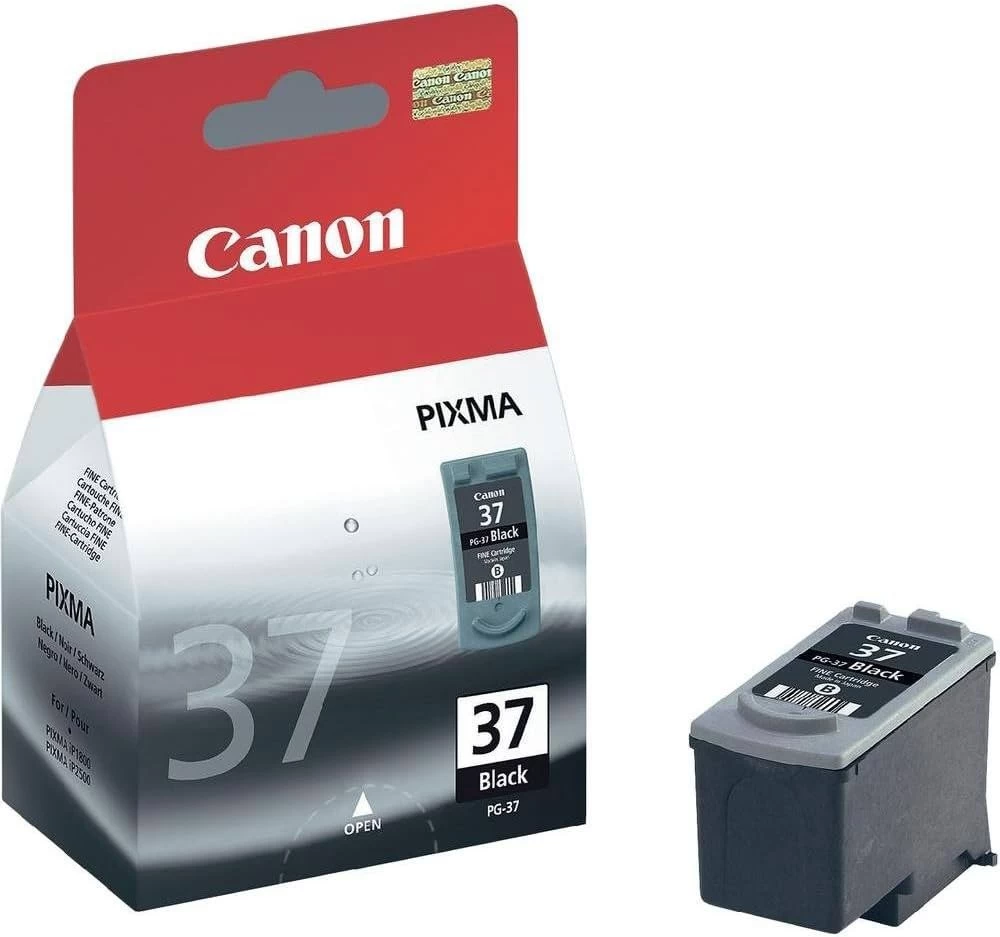 Ink Cartridge Canon PG-37(2145B005), black for MP140/190/210/220; MF210/220; iP1800/1900/2500/2600;  MX300/310 photo 1