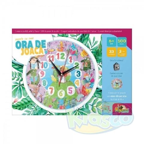 Noriel INT3176 Noriel Puzzle - Puzzle Cu Ceas Animale photo 1