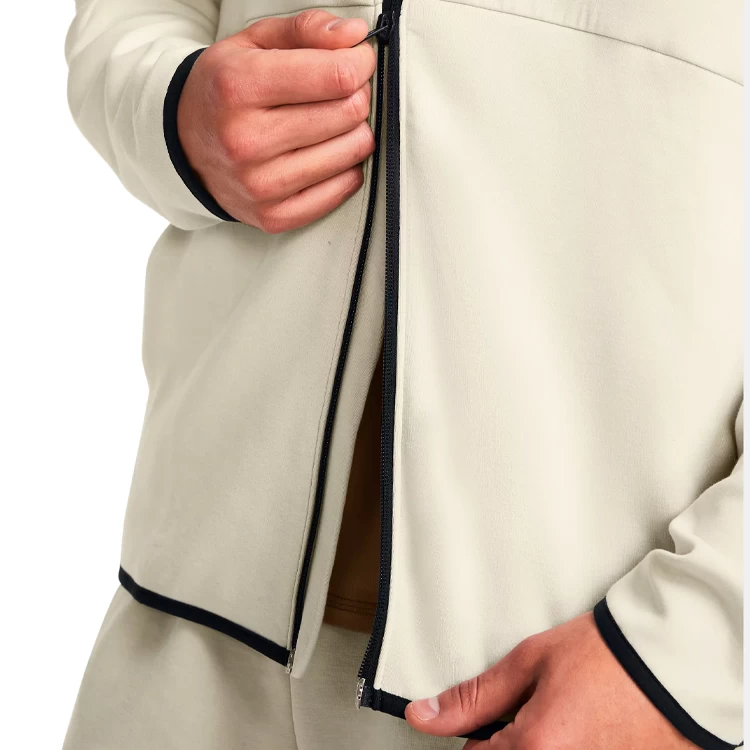 Hanorac pt bărbați Under Armour Unstoppable Flc FZ S Bej photo 5