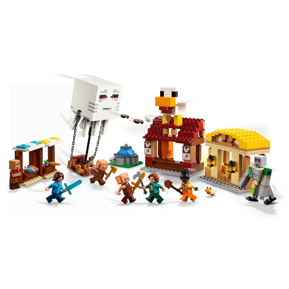 Конструктор Lego Minecraft The Ghast Balloon Village Attack 21273  от 10+ лет photo 8