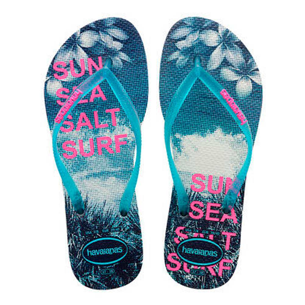 Шлепанцы Havaianas SLIM PAISAGE / Женский / 37/38 / Бирюзовый photo 2