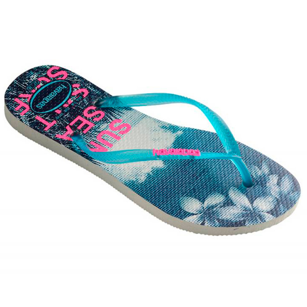 Шлепанцы Havaianas SLIM PAISAGE / Женский / 37/38 / Бирюзовый photo 5