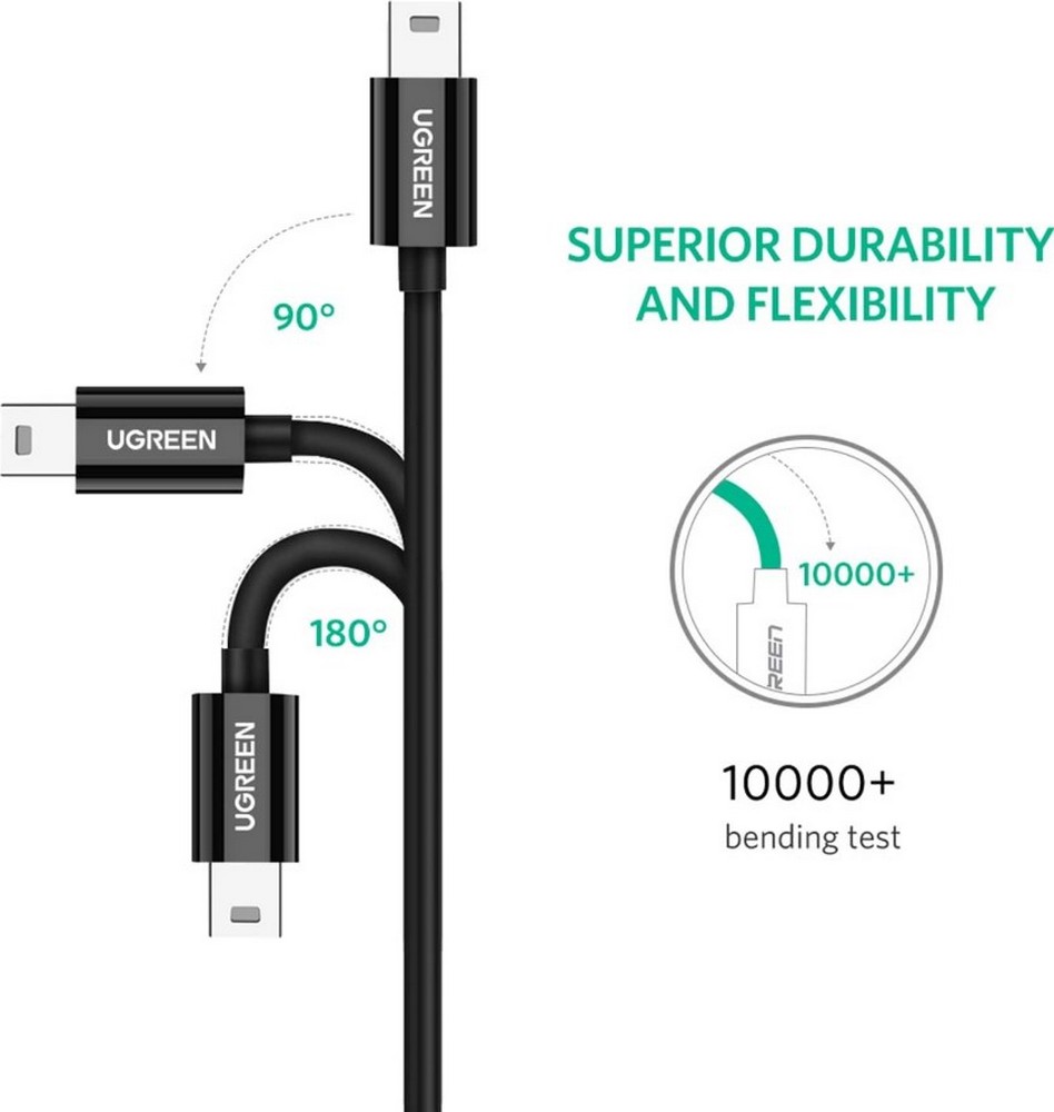 Кабель USB-C - Mini USB UGREEN 70873 2 /2м /Черный photo 5