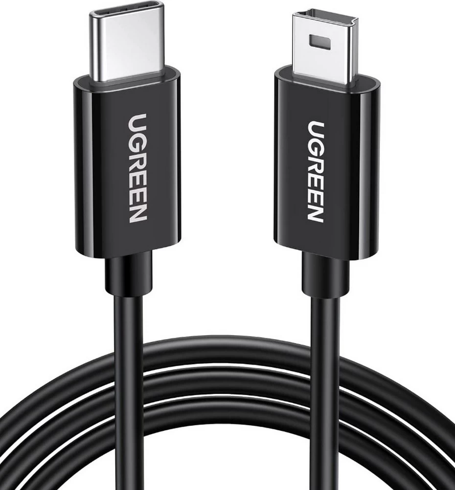 Cablu USB-C - Mini USB UGREEN 70873 2 /2m /Negru photo 8