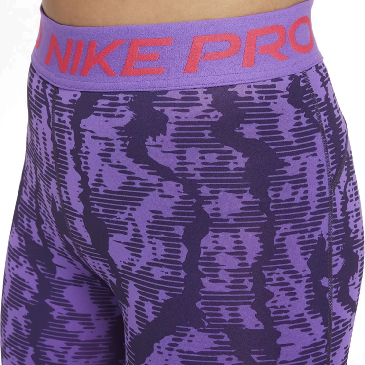 Panta-colanti Nike G NP DF TIGHT SPORT AOP / Femei / S / Violet photo 4