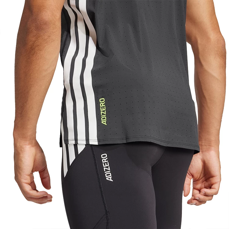 Tricou bărbătesc Adidas ADIZERO TEE M S Negru photo 5